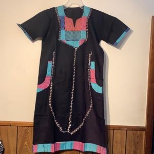 Dashiki Designer Batik Midi Dress